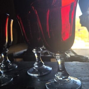 Ruby Red Glassware